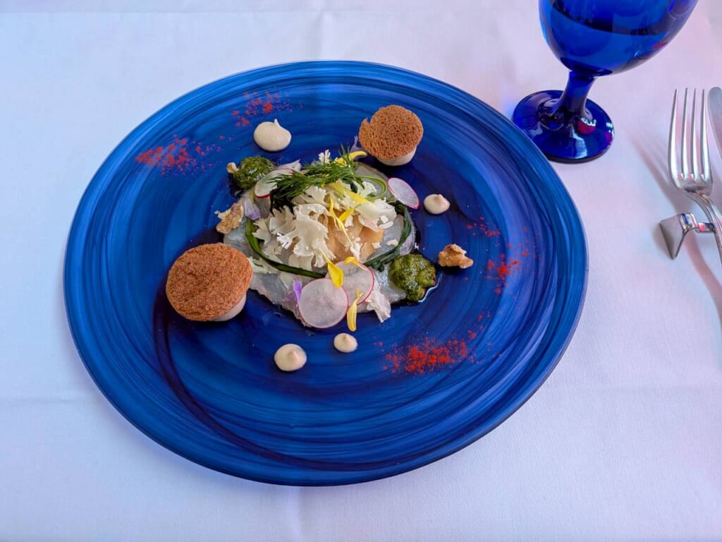 前菜（タイのカルパッチョ）