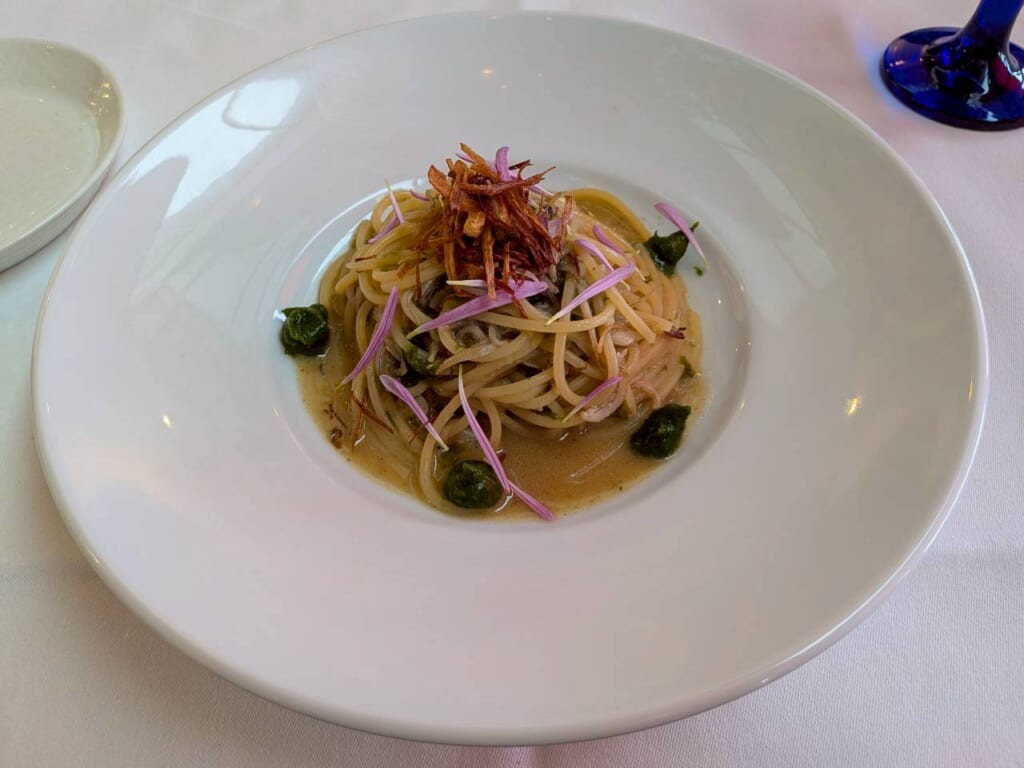 パスタ（しらすのペペロンチーノ）