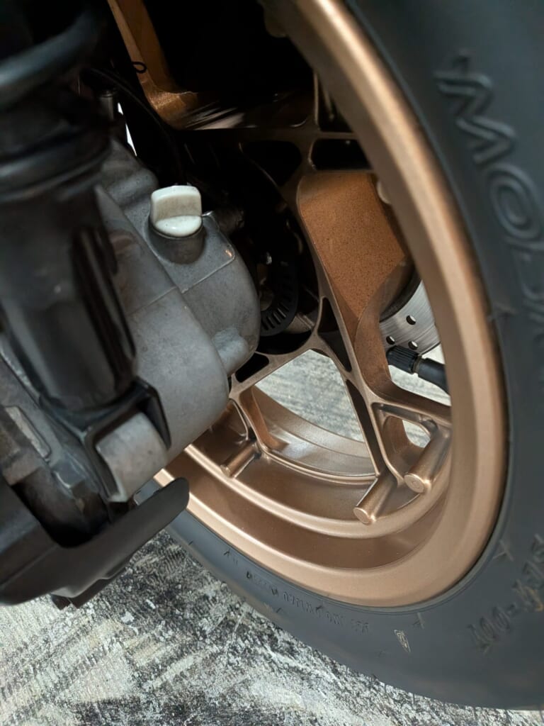 リアブレーキ周り