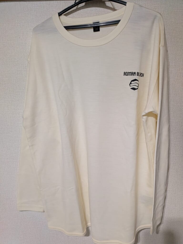 RBA004 TECHWOOL LONG SLEEVE･CREST (税込み8,690円)